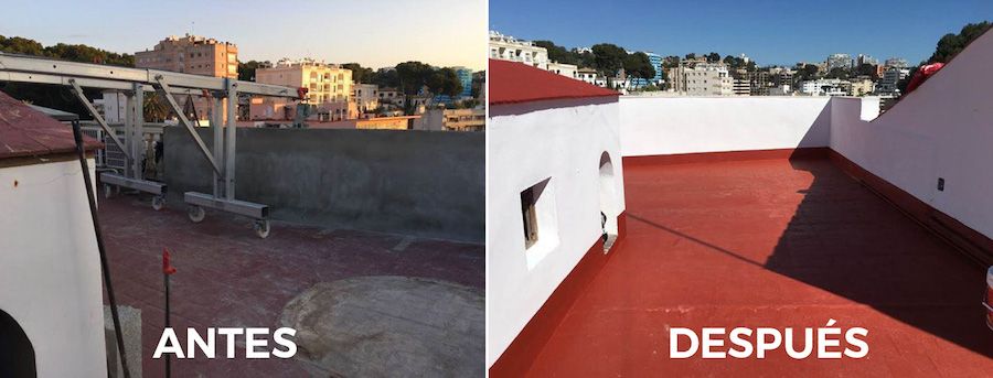 director voluntario Rizo Resina de polietileno: Impermeabilización de cubiertas y terrazas -  Vertical Balear SL
