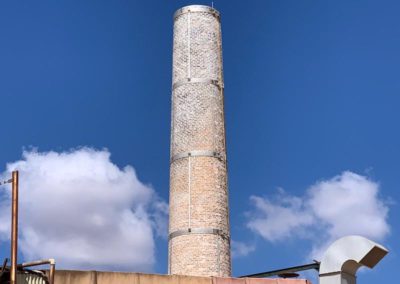 Restauración de chimenea de Ladrillerias Mallorquinas